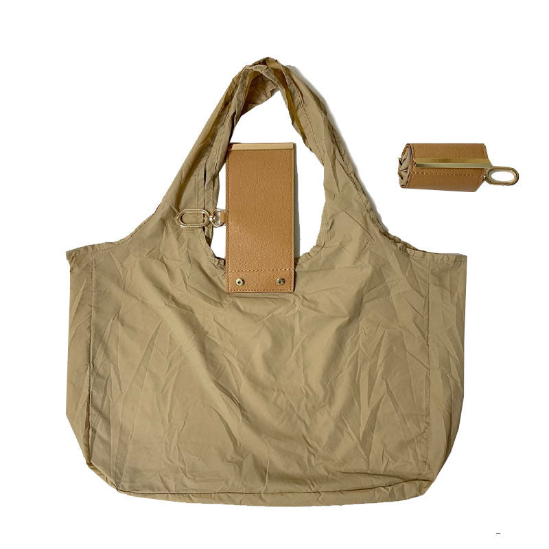 DAVI foldable keychain tote – Khaki detail